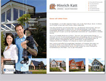 Tablet Screenshot of hinrich-katt.de